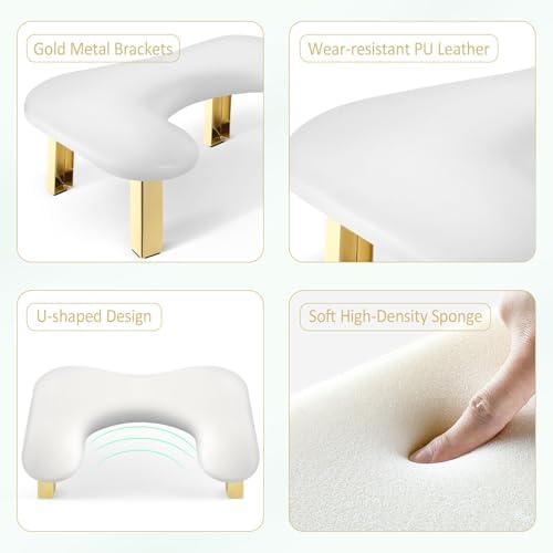 High-density sponge texture of the PU leather arm rest