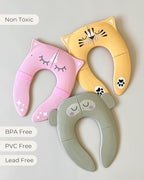 Hippypotamus toddler potty seat packed inside matching travel bag