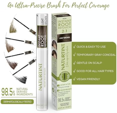 Side view of Naturtint gray root concealer bottle