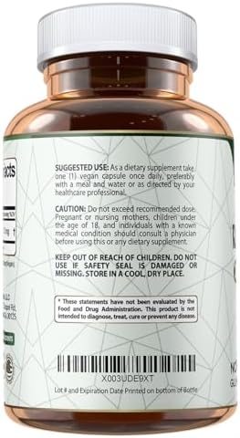 Close up of Vegan Labs antioxidant support bottle seal
