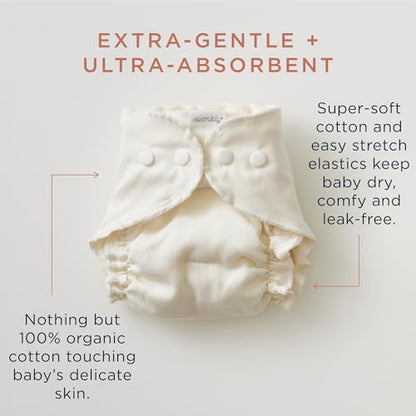 Fantastic Fungi print waterproof diaper cover worn as a cloth diaper