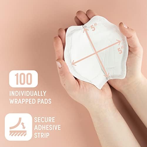 Zomee breast pad showing adhesive strip placement