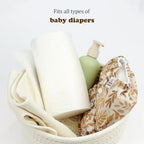 Mama Koala diaper liners packaging details and safety information