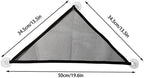 Close up of the durable nylon mesh texture of the Zhuohai hammock