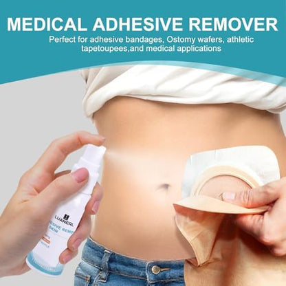 All natural adhesive remover for sensitive skin and ostomy supplies