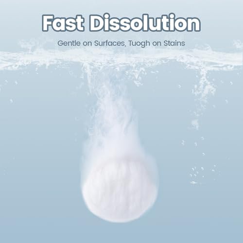 Close up of NCVI cleaning tablet for baby bottles
