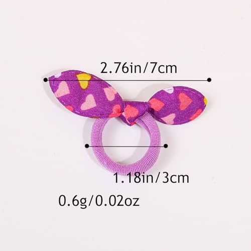 Dog grooming hair bows in heart and star patterns