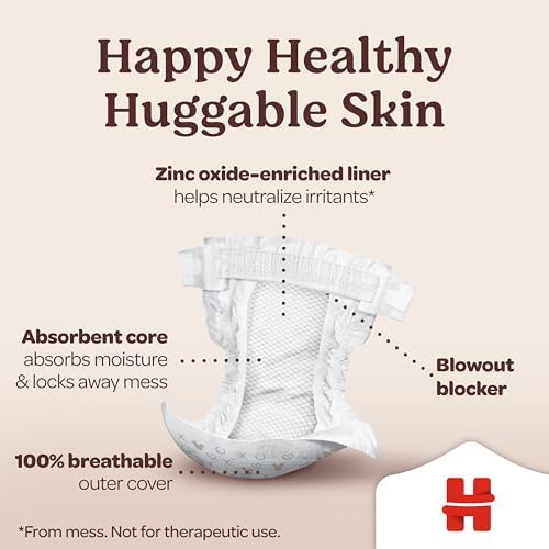 Huggies Skin Essentials Baby Diapers 6 Packs of 25 count bulk bundle