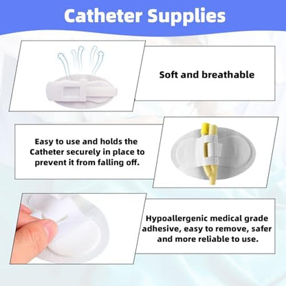 Catheter tube holder securement mechanism detail