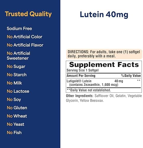 Authentic USA imported eye health supplement display