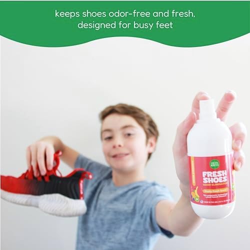 Fresh Monster natural enzyme footwear refresher for gym bags and school shoes.