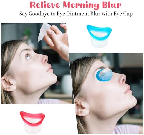 Silicone and polypropylene eye cleaning tool for soothing tired eyes