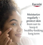 Twin 4oz pump bottles Eucerin SPF 30 moisturising face lotion for dry sensitive skin