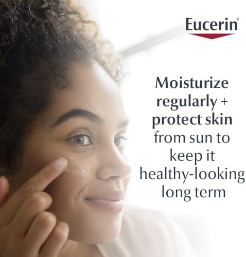 Twin 4oz pump bottles Eucerin SPF 30 moisturising face lotion for dry sensitive skin