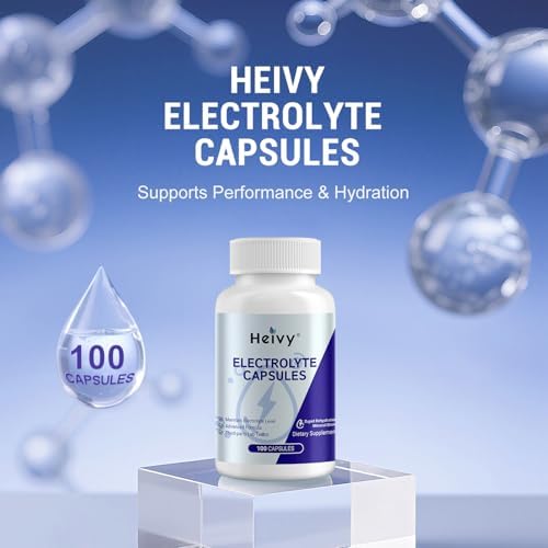 Heivy vegan electrolyte pills for keto diet and workout recovery