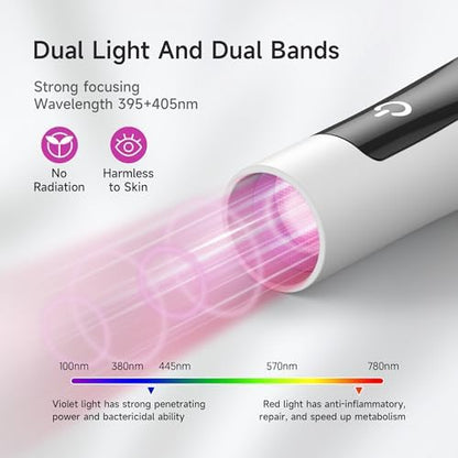 Halmai nail lamp USB charging port and battery indicator