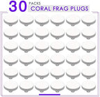 Aquarium Choice 0.98 inch crown coral plugs close up