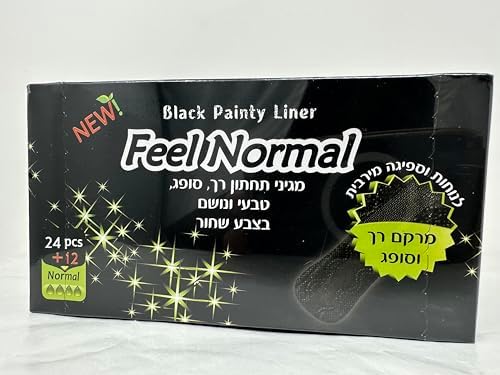 Unscented breathable black liners for dark lingerie protection