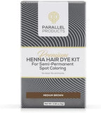 Parallel Products root touch up medium brown henna application bundle view