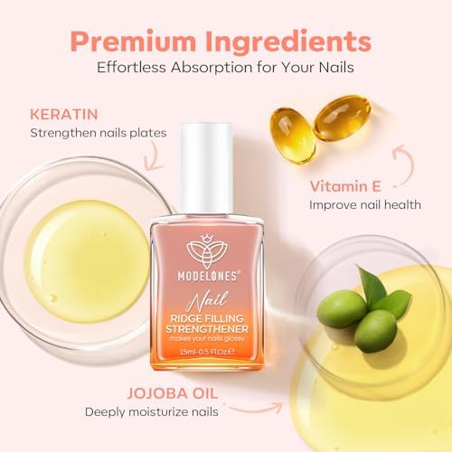 Modelones nail care polish bottle angled view