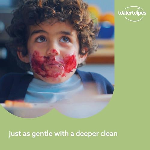 WaterWipes Sensitive+ Baby & Toddler Wipes, 3-In-1 Cleans, Cares, Protects, 99.9% Water, Textured Clean, Unscented & Hypoallergenic, 720 Count (12 Packs) - Image 6