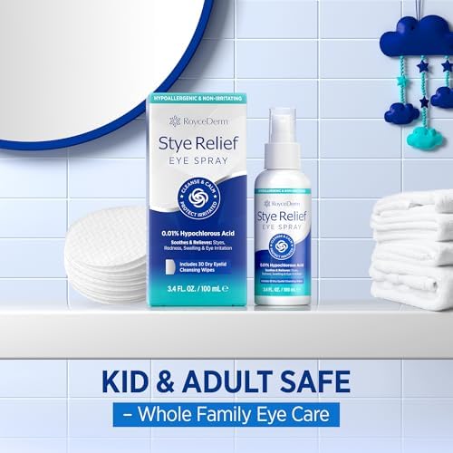 Authentic USA imported Roycederm stye treatment spray bottle.