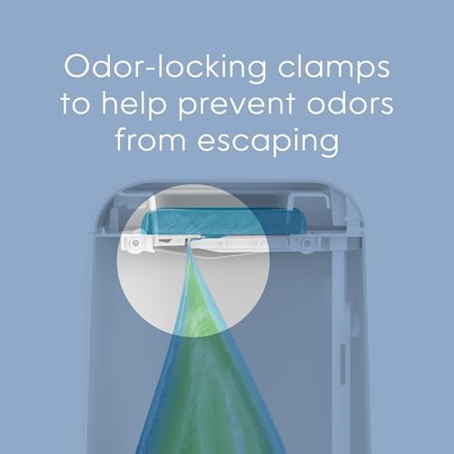 Diaper Genie Easy Roll refill bags and odor proof clips