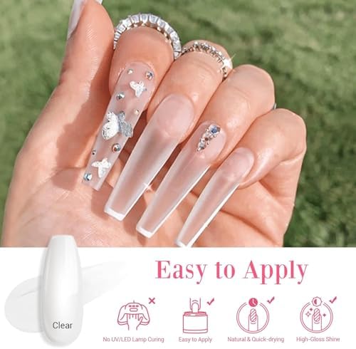 Close up view of the paraben free ingredients label on the back of the nail repair packaging