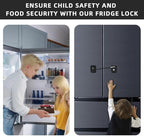 Heavy duty adhesive fridge lock for kids