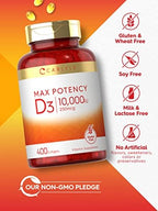 Carlyle vitamin d3 quick release softgels capsule close up