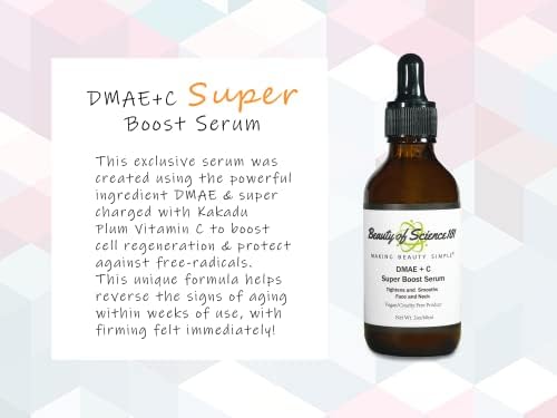 Anti aging face tightening serum bottle showing dark dropper cap