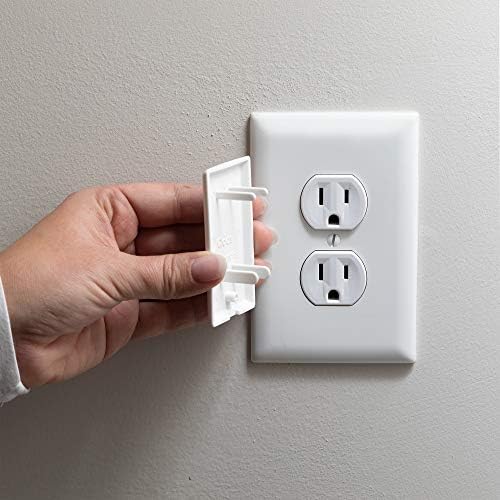 Child proofing electrical outlets with Qdos plug covers