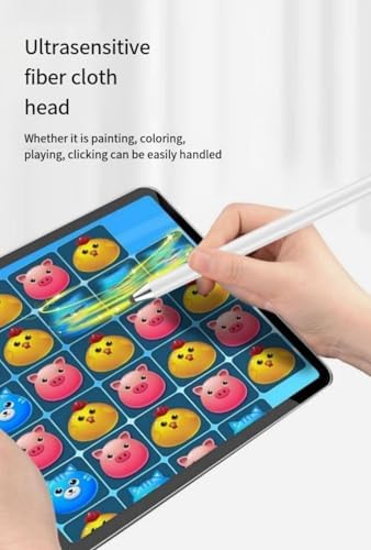 Fllynewrite touchscreen pen with the protective magnetic cap detached.