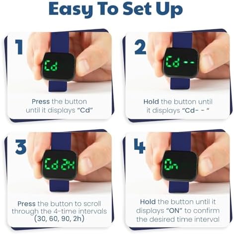 Benny Bradley's Potty Training Watch V4 packaging and accessories