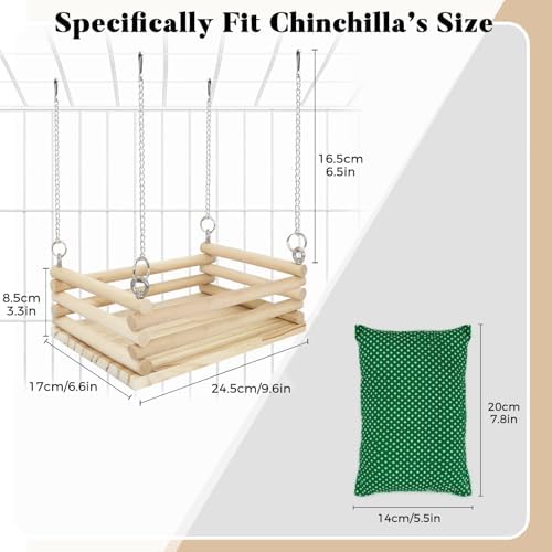 Natural wood climbing platform accessory for small pet enclosures
