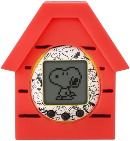 Tamagotchi Nano Peanuts collectible packaging displaying the digital device and silicone cover set