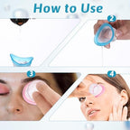 Six piece set of JJUNW portable eye wash tools for daily ocular hygiene
