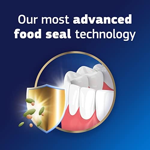 Fixodent ultra max adhesive sealing gum line to block food under dentures all day