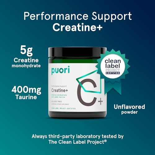 Puori performance support supplement nutrition label