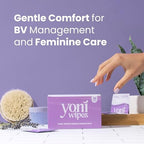 Individually wrapped Yoni Wipes for travel and on-the-go intimate freshness.