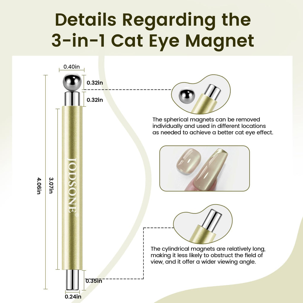 Jodsone magnetic nail art tool packaging and accessories