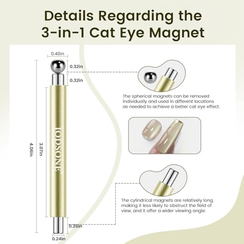 Jodsone magnetic nail art tool packaging and accessories