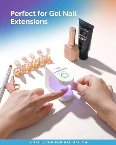 MelodySusie travel friendly single finger nail lamp packaging