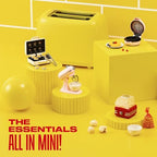 Mini Brands Really Works miniature kitchen appliance set with tiny ingredients and tools