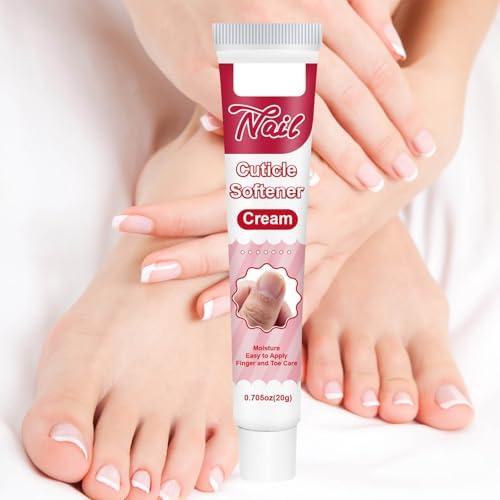 White tube packaging of Tuoshitong nail cuticle treatment