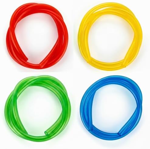Nuanchu colored aquarium hoses connected to a saltwater reef tank dosing reservoir