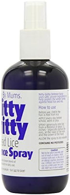 Family sized Nitty Gritty head lice defence spray for school children