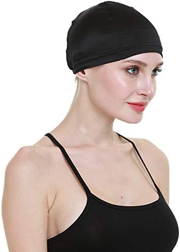 FocusCare silk wig cap worn under a wig