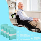 Side profile of lightly scented green refill rolls