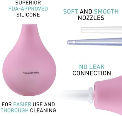 TopQuaFocus enema kit with four replaceable nozzles for personal hygiene.